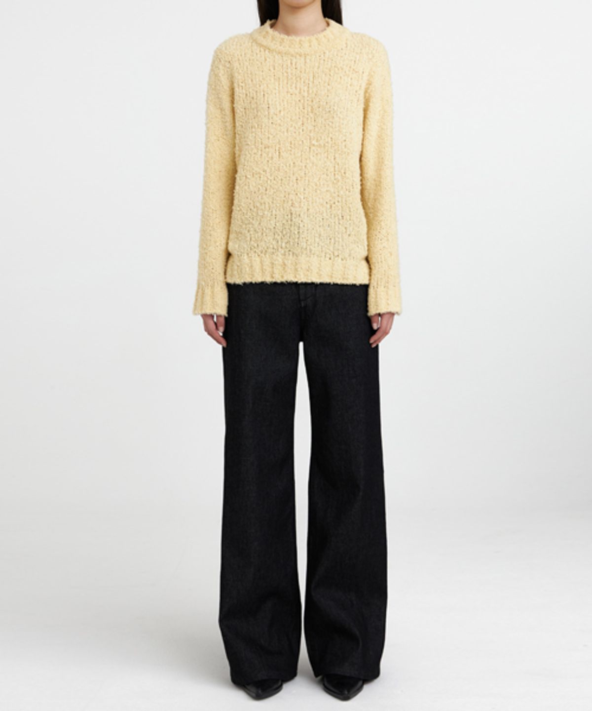유스(YOUTH) Womens Brushed Sweater