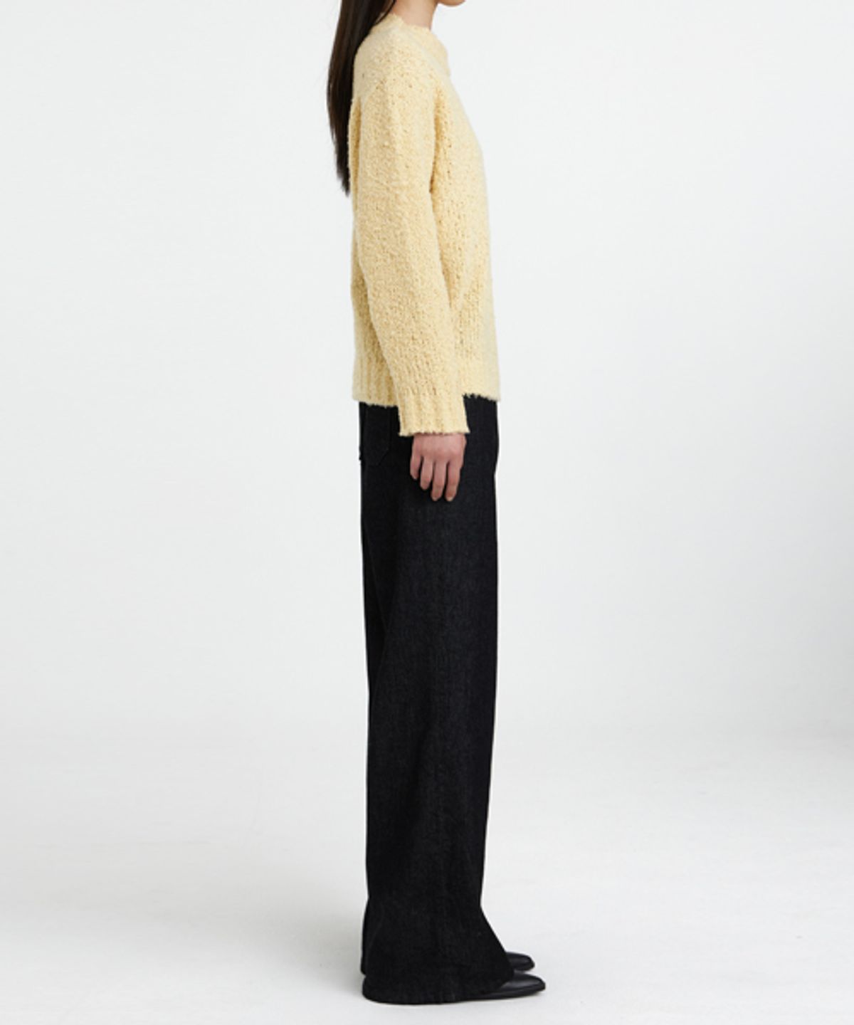 유스(YOUTH) Womens Brushed Sweater