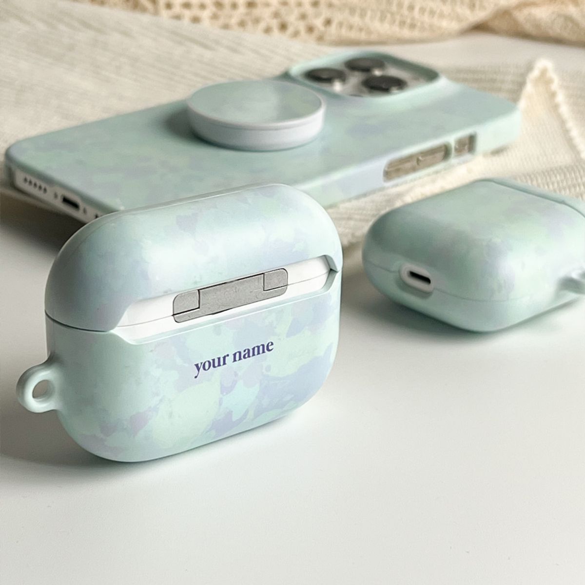 에이쓰리비쓰리(A3B3) (Airpods Case) Pattern Watercolor 03