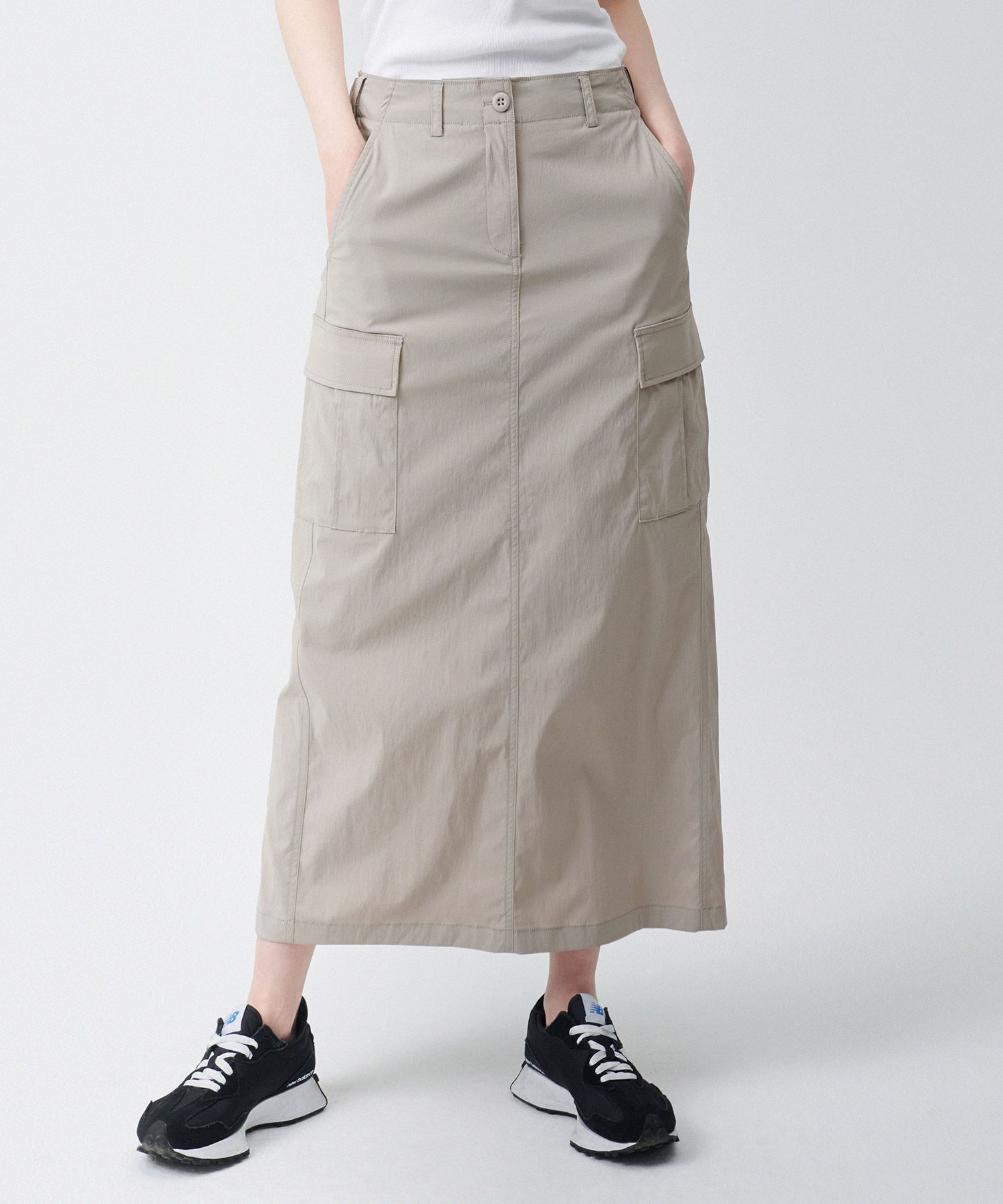 スカート musinsastandardwoman Women's Cargo Maxi Skirt Light Beige MW MUSINSA | MUSINSA STANDARD WOMAN Women's Cargo Maxi Skirt