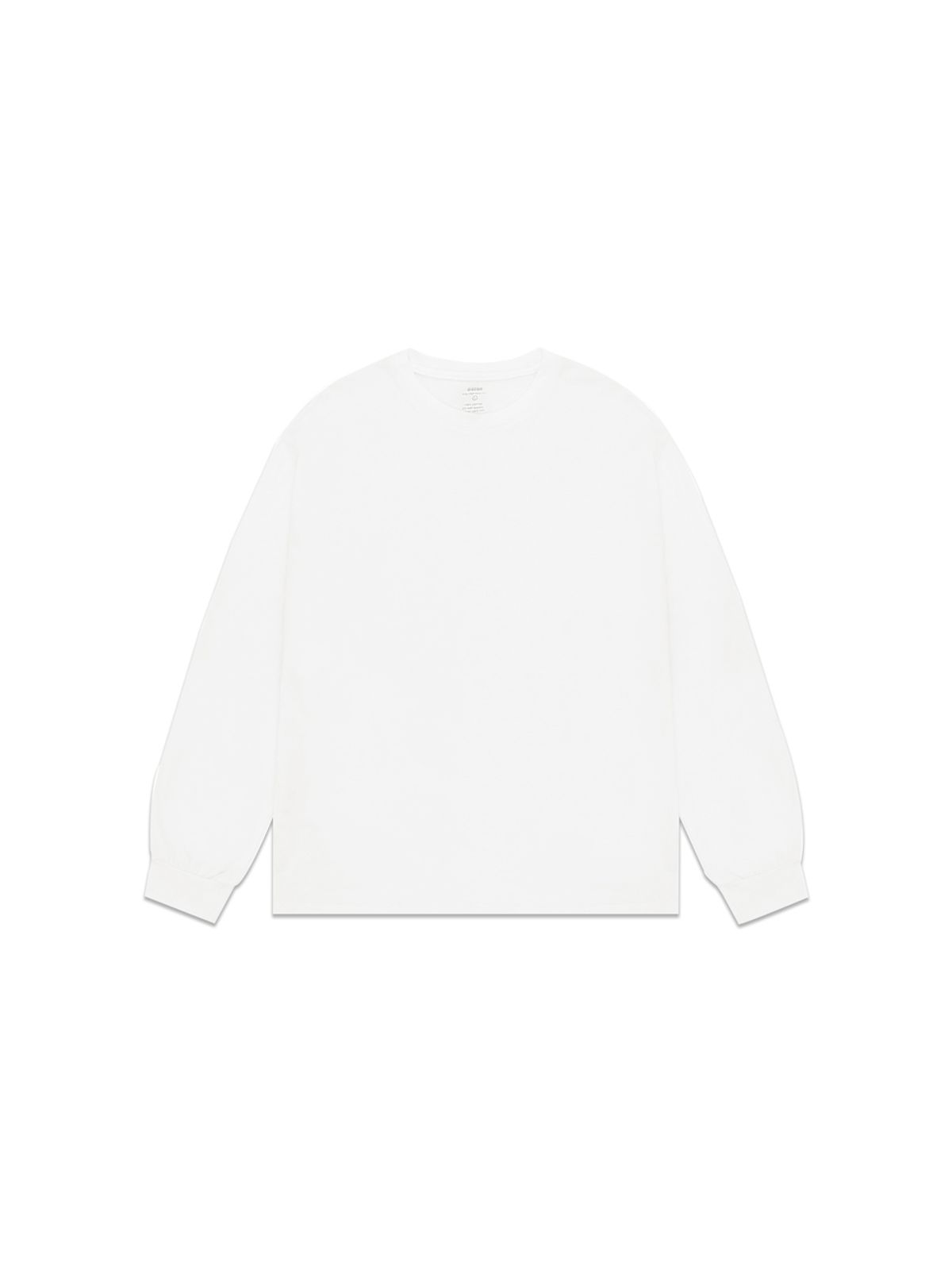 고저(GOZER) UNDER LONG SHIBORI SLEEVE_WHITE