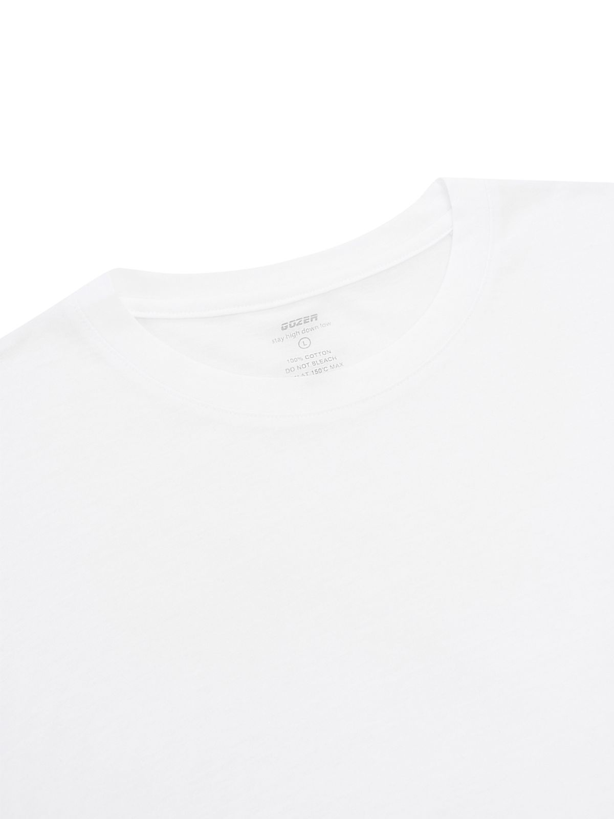 고저(GOZER) UNDER LONG SHIBORI SLEEVE_WHITE
