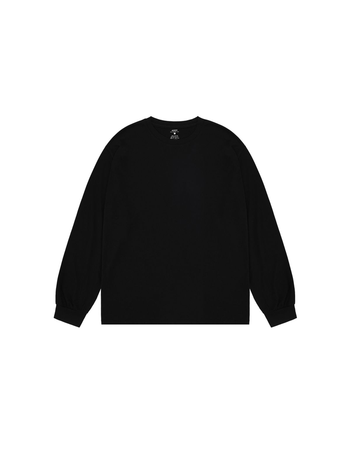 고저(GOZER) UNDER LONG SHIBORI SLEEVE_BLACK