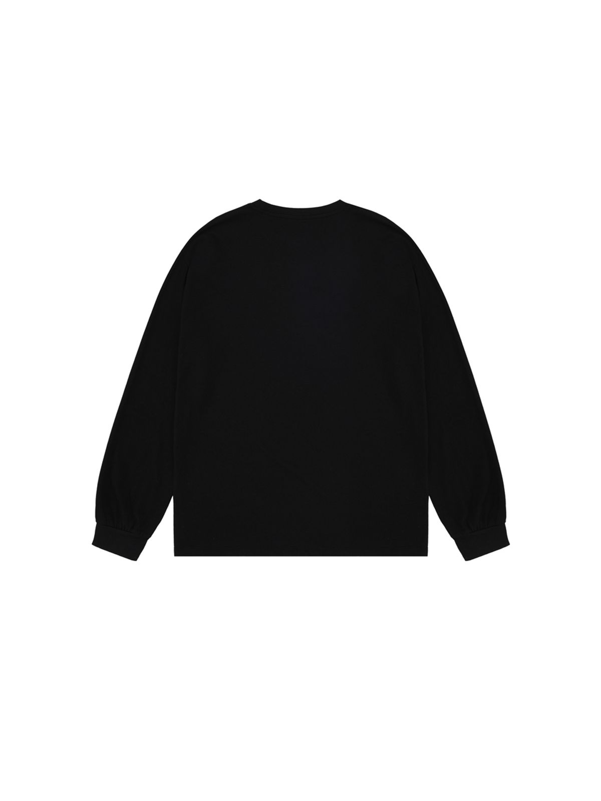 고저(GOZER) UNDER LONG SHIBORI SLEEVE_BLACK