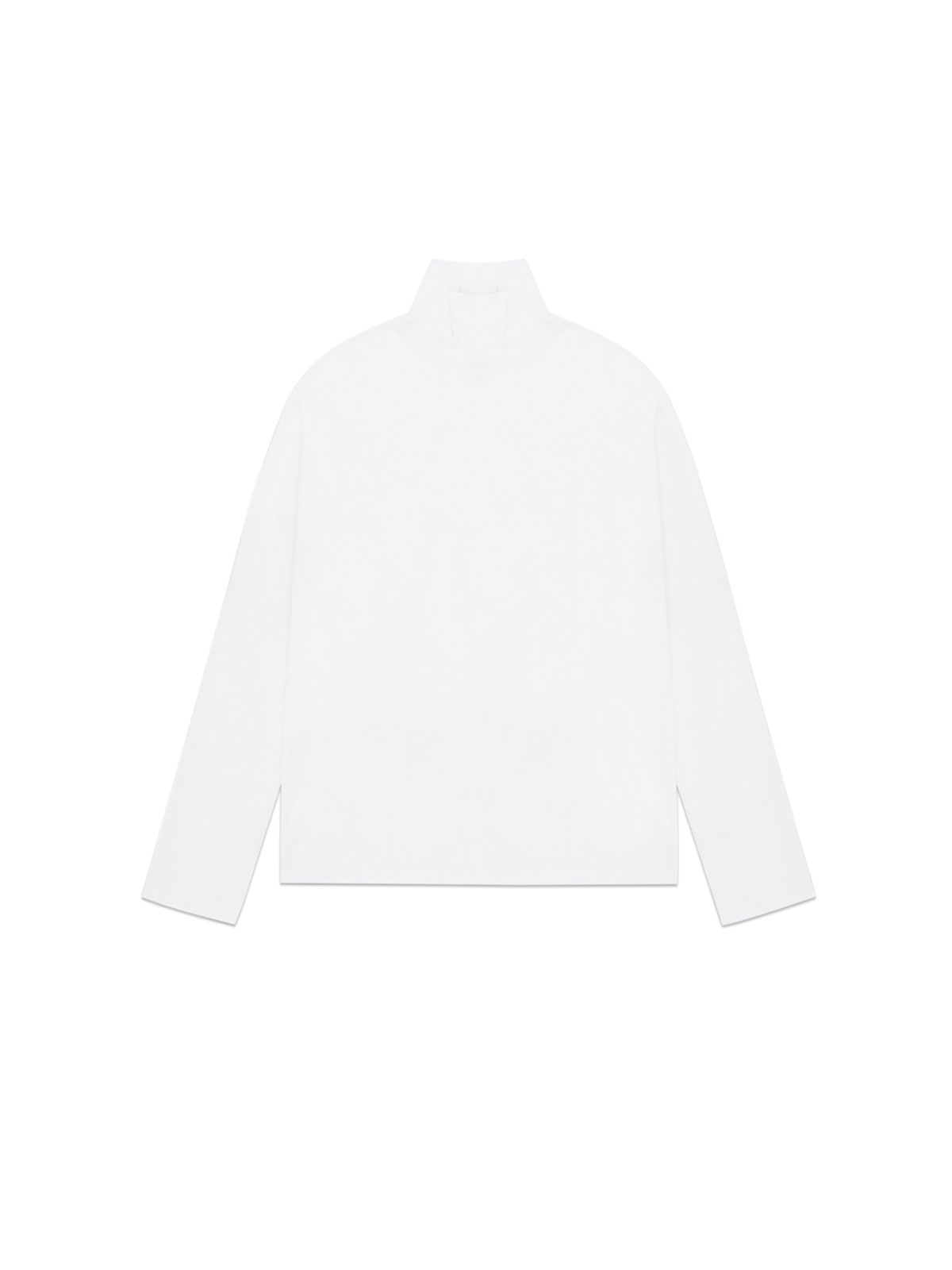고저(GOZER) UNDER TURTLE-NECK_WHITE