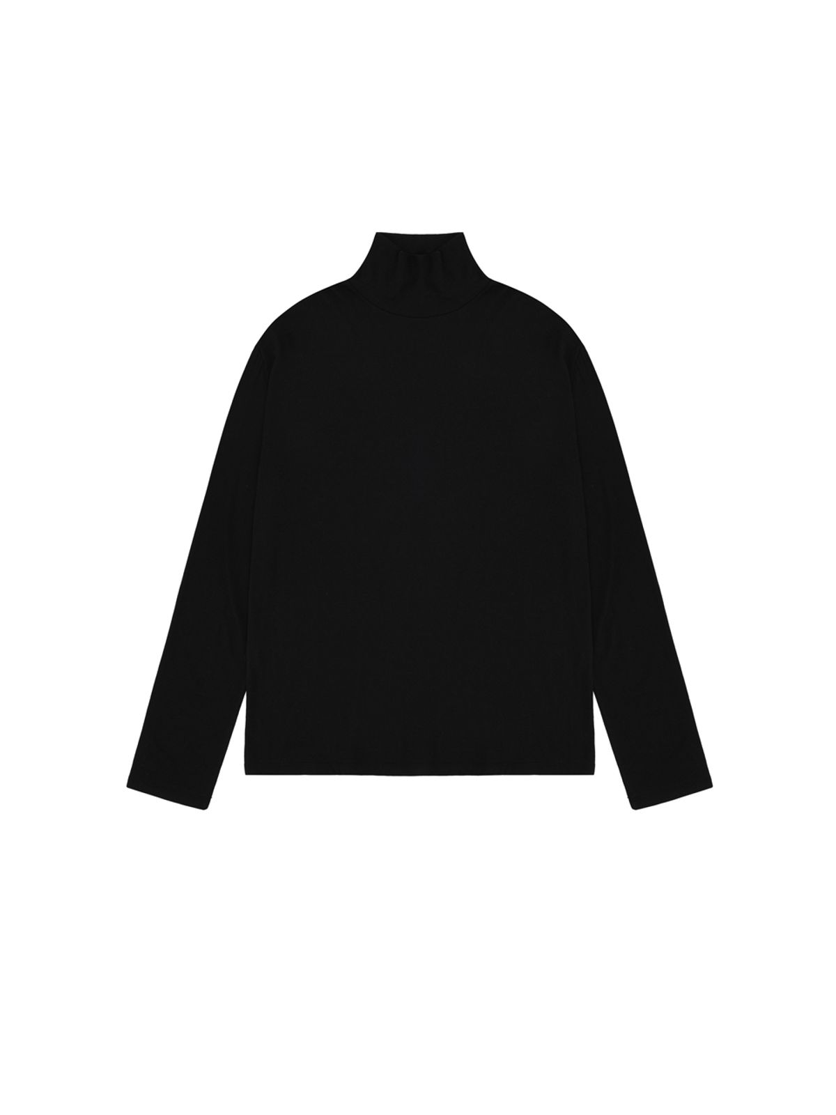 고저(GOZER) UNDER TURTLE-NECK_BLACK