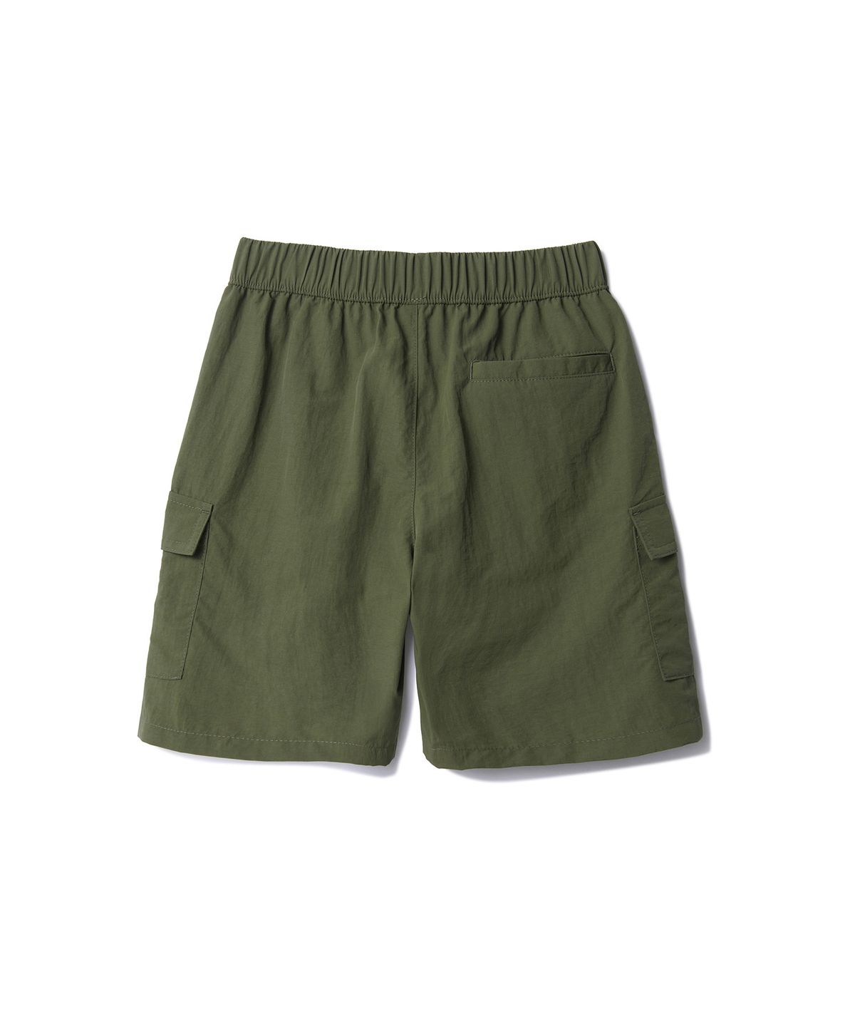무신사 스탠다드 키즈(MUSINSA STANDARD KIDS) 나일론 벨티드 밴딩 카고 쇼츠 [올리브 그린]