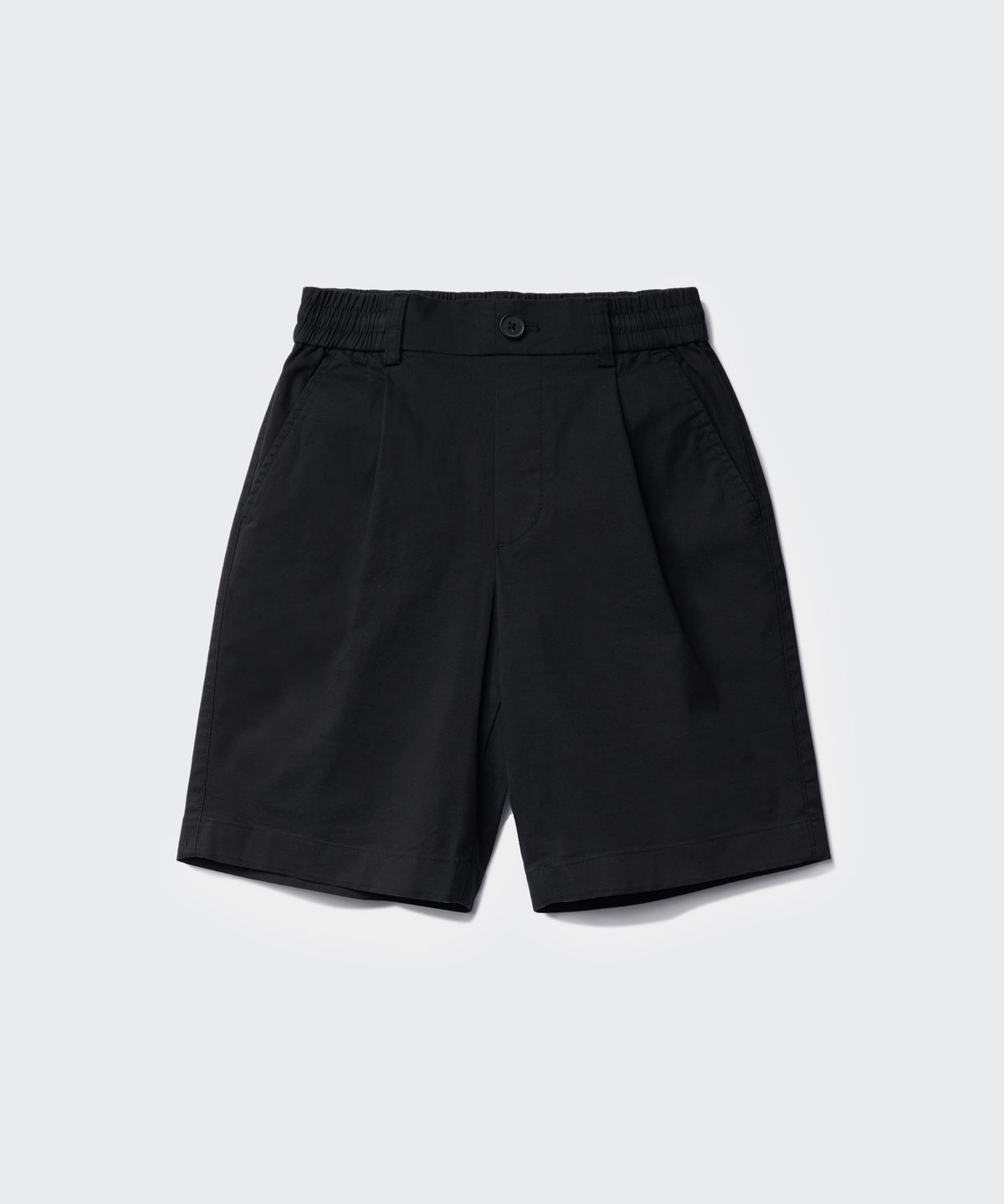 무신사 스탠다드 키즈(MUSINSA STANDARD KIDS) 와이드 치노 쇼츠 [블랙]