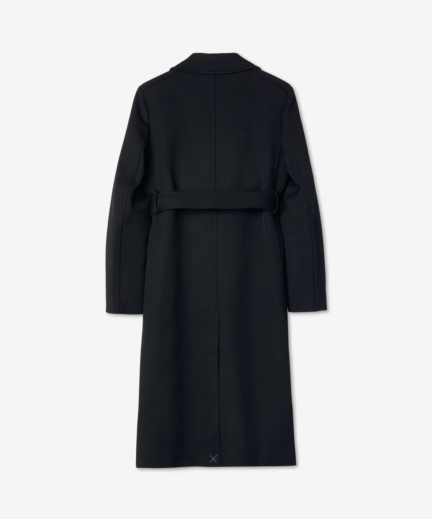 【3月31日までの販売】JIL SANDER　ロングコート ウエストベルト付き MUSINSA公式 | JIL SANDER ダブルベルトコート - ブラック