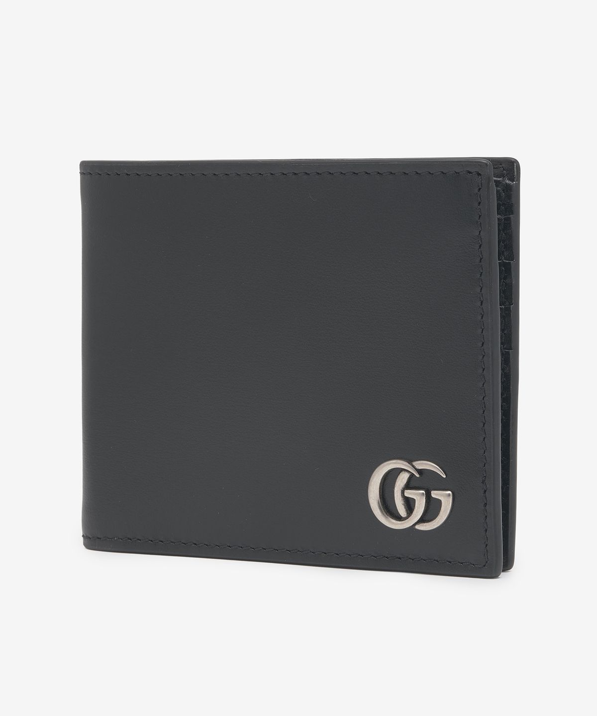 구찌(GUCCI) 남성 GG 마몬트 반지갑 - 블랙 / 4287260YK0N1000