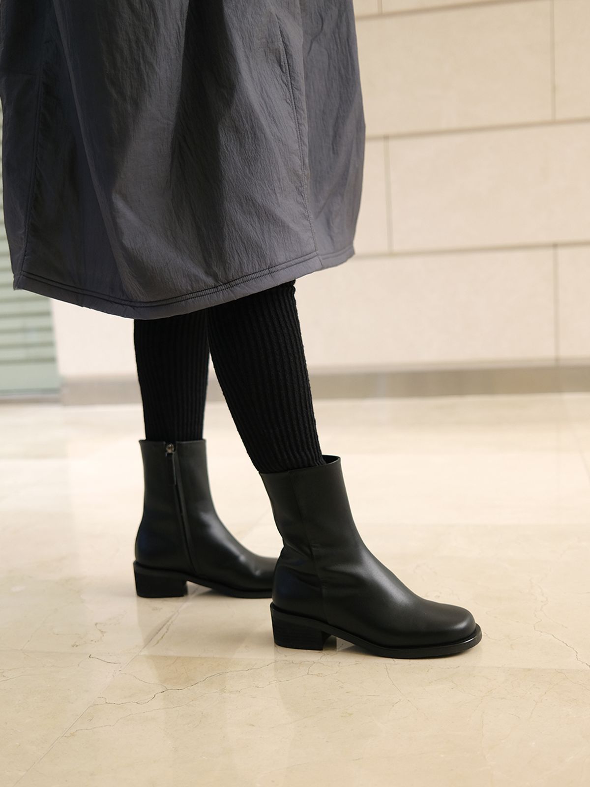 오아이 페인티드(OI PAINTED) Ankle Boots_ Evander OSB206