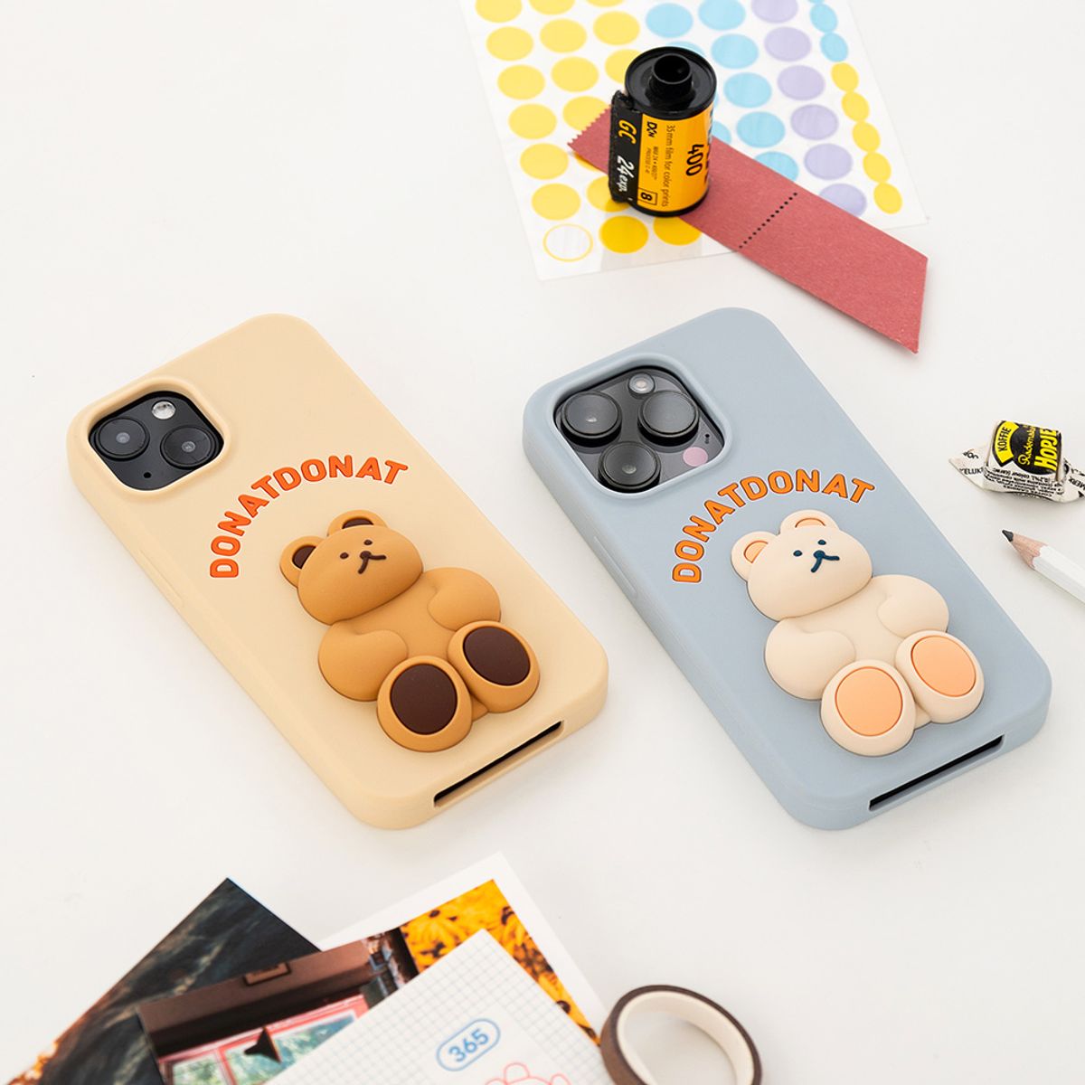 브런치브라더(BRUNCH BROTHER) DONATDONAT 베어 실리콘 케이스 iPhone14