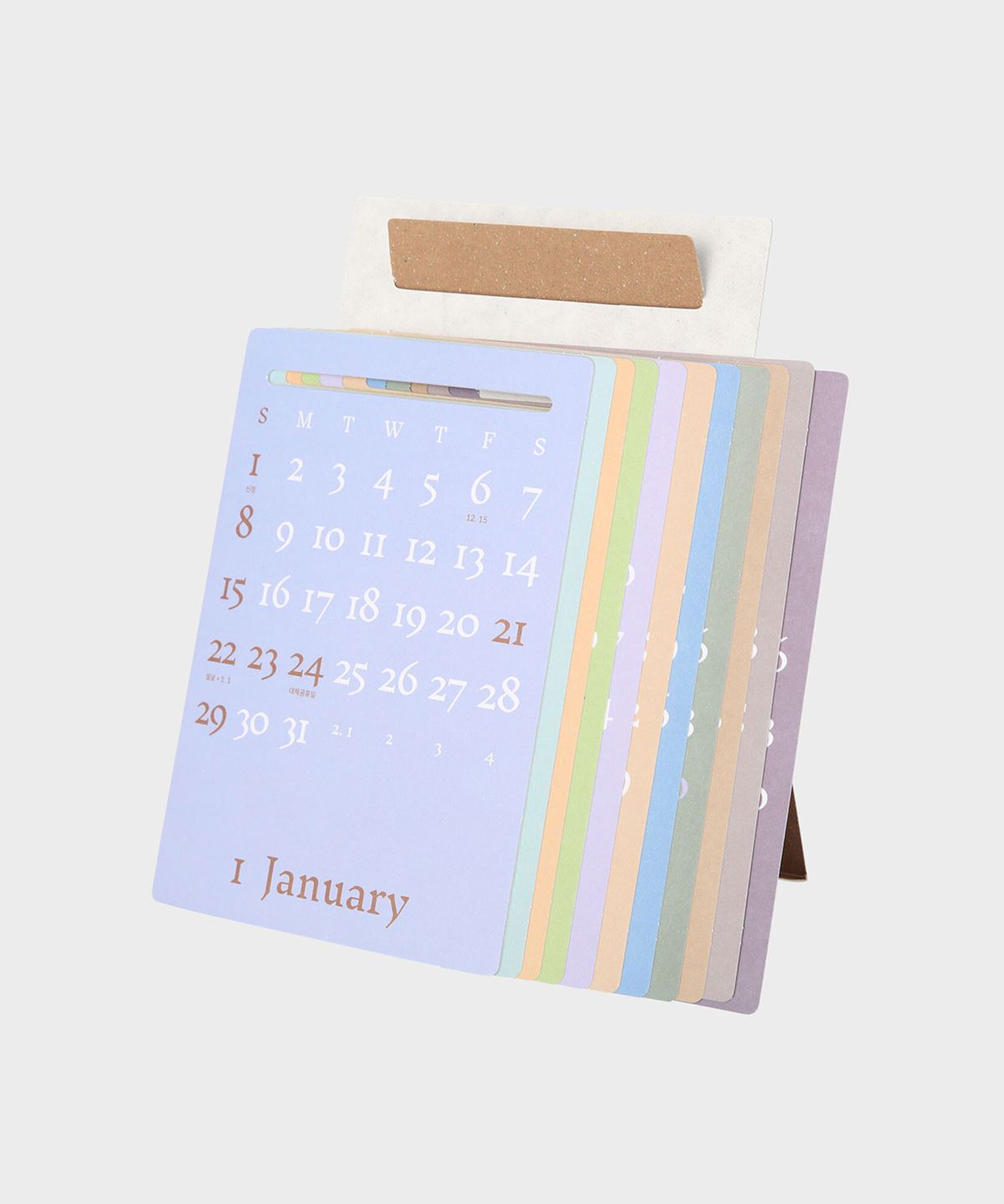 소소문구(SOSOMOONGOO) 2023 파운데이션 달력 세트 (2 Colors)