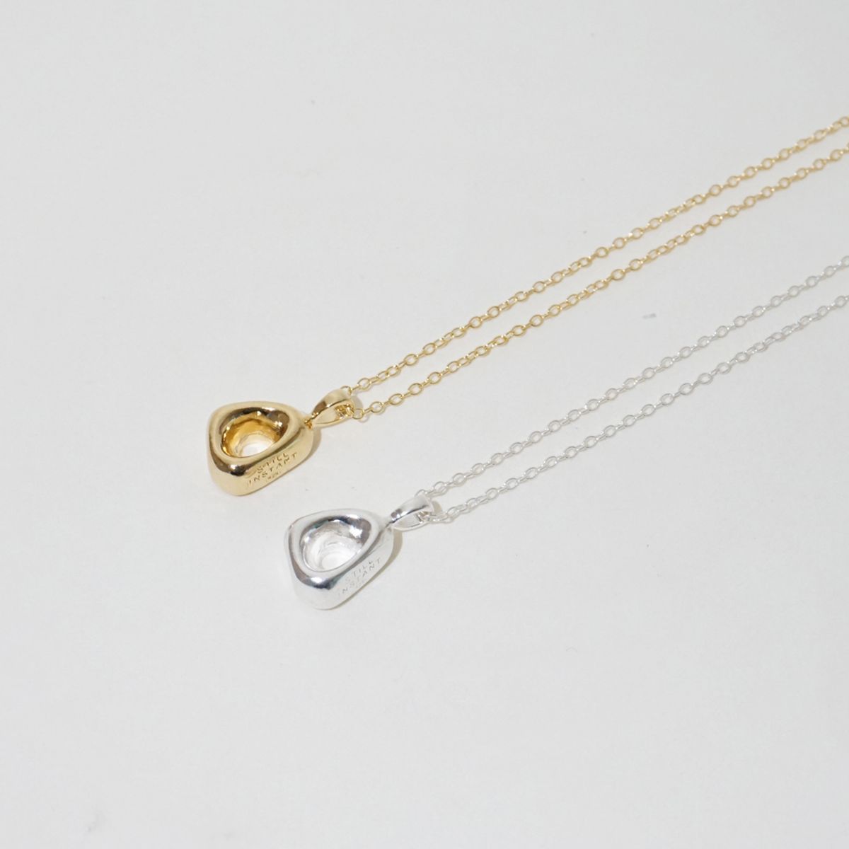 스틸 인스턴트(STILL INSTANT) Round Hole & Forms - Necklace 06 (2colors)