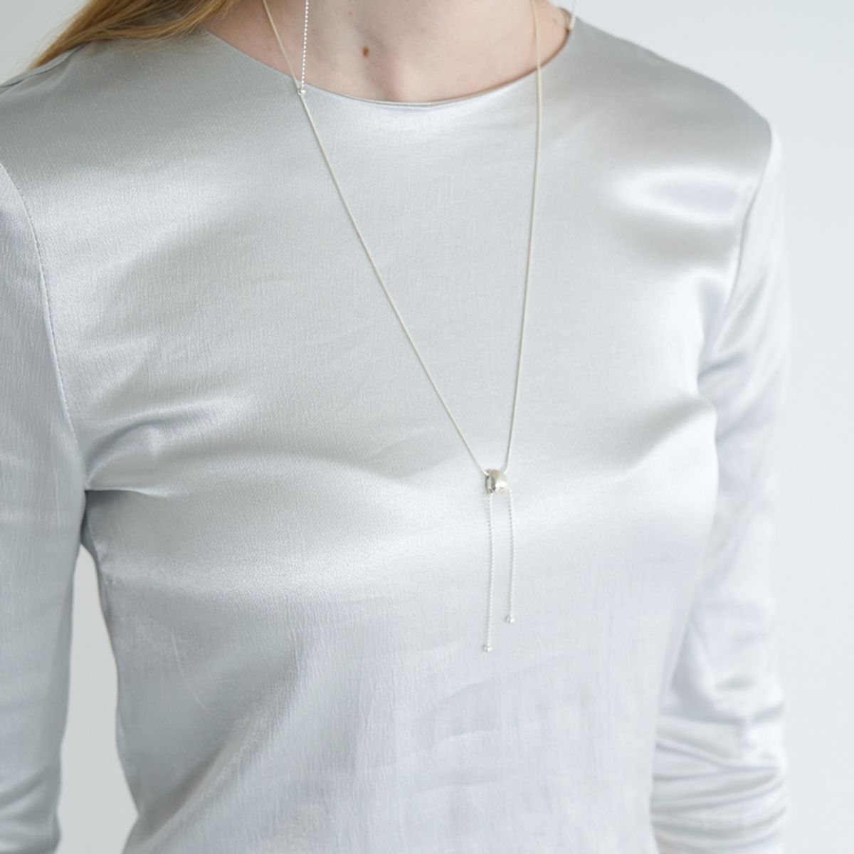 스틸 인스턴트(STILL INSTANT) Round Hole & Forms - Necklace 04 (2colors)