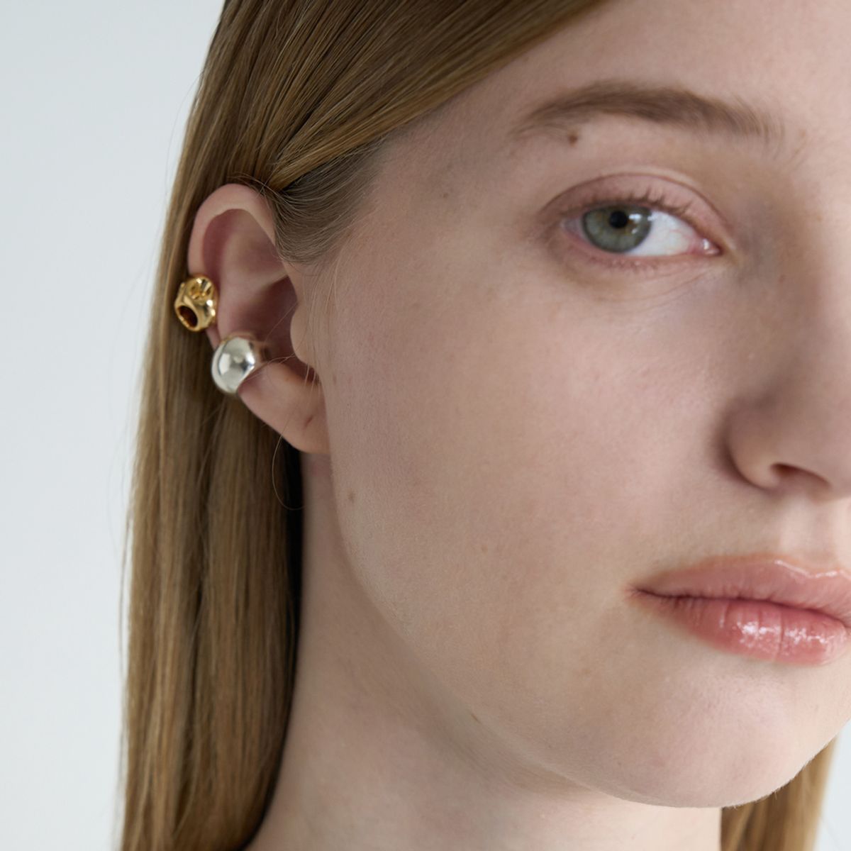 스틸 인스턴트(STILL INSTANT) Round Hole & Forms  - Ear Cuff 02 (2colors)
