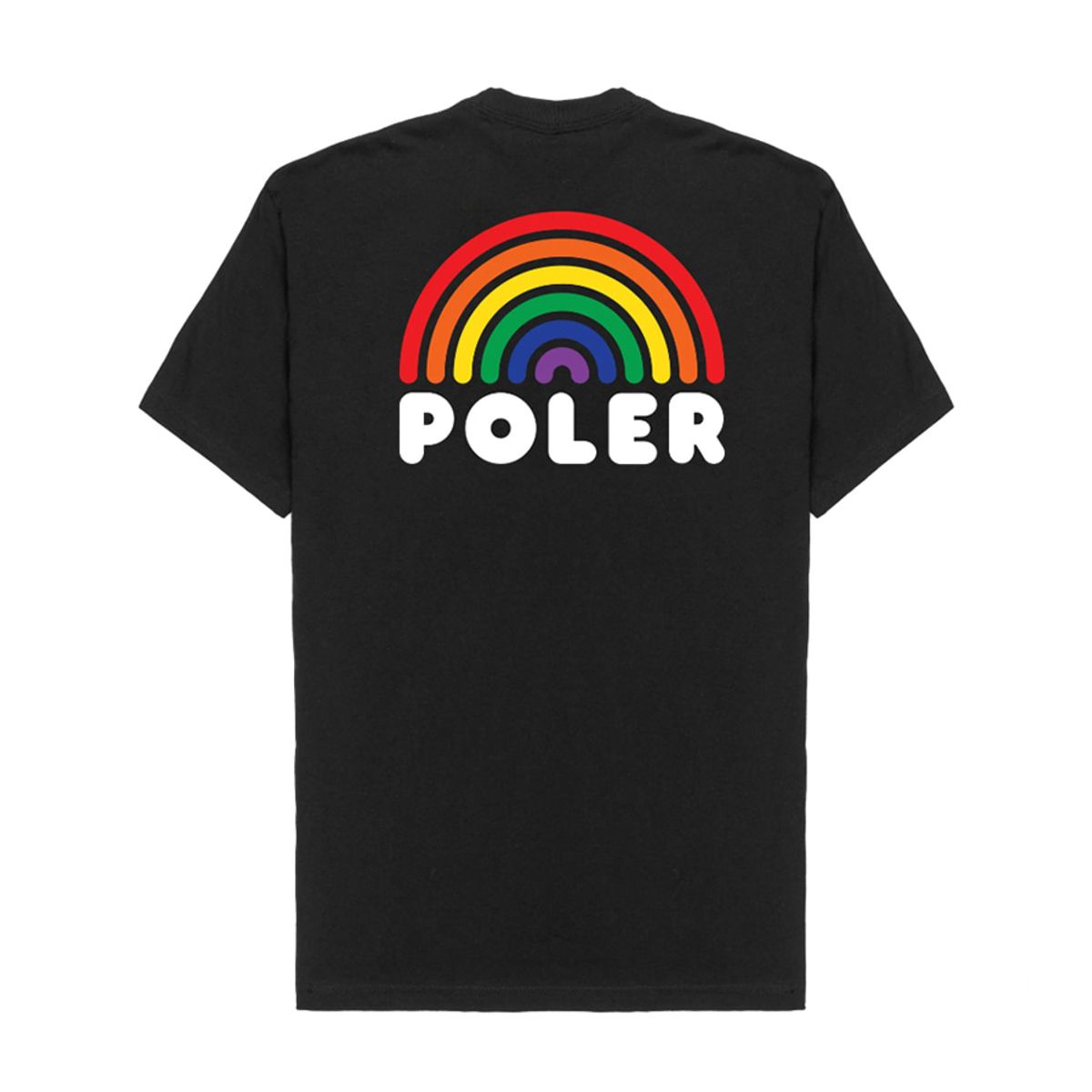폴러스터프(POLERSTUFF) RAINBOW TEE BLACK