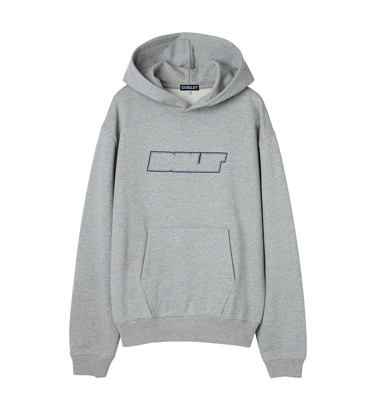에디블렛(EDIBLET) 블랭크 로고 프린트 후드 ORIGINAL FIT  -IVORY-