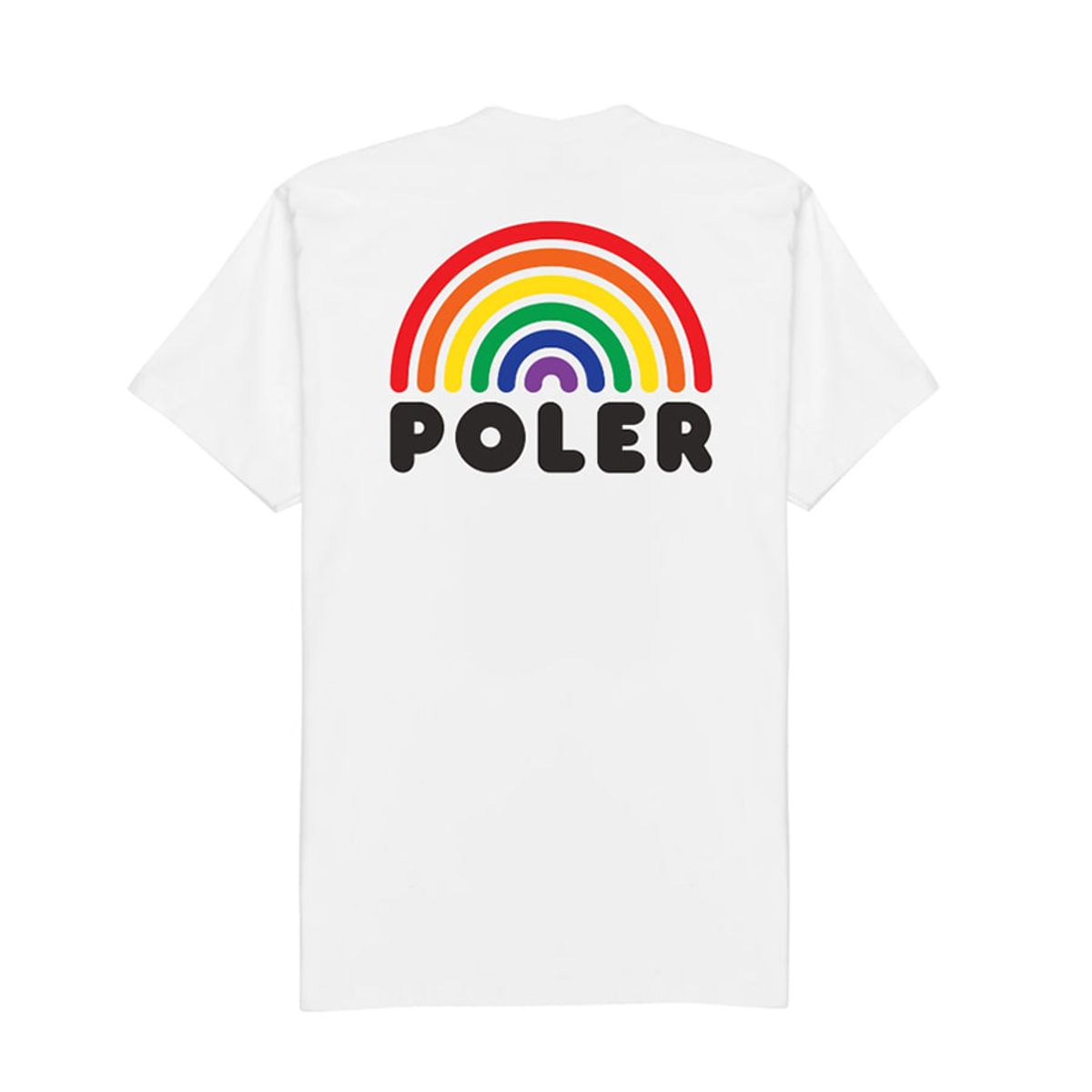 폴러스터프(POLERSTUFF) RAINBOW TEE WHITE