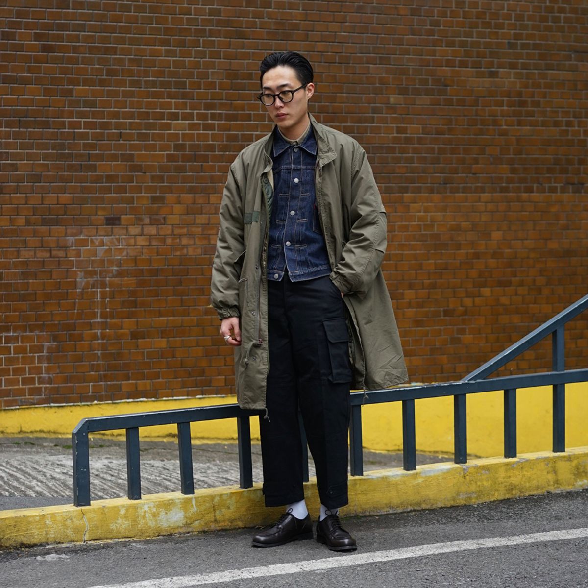 와이엠씨엘케이와이(YMCL KY) French M-47 Field Pants - Black