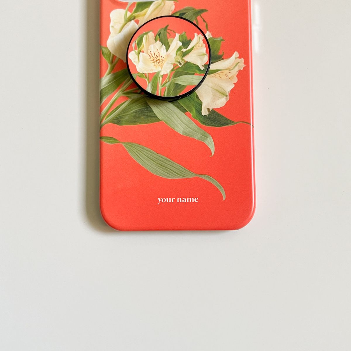 에이쓰리비쓰리(A3B3) (Phone Case) Flower Alstroemeria Yellow