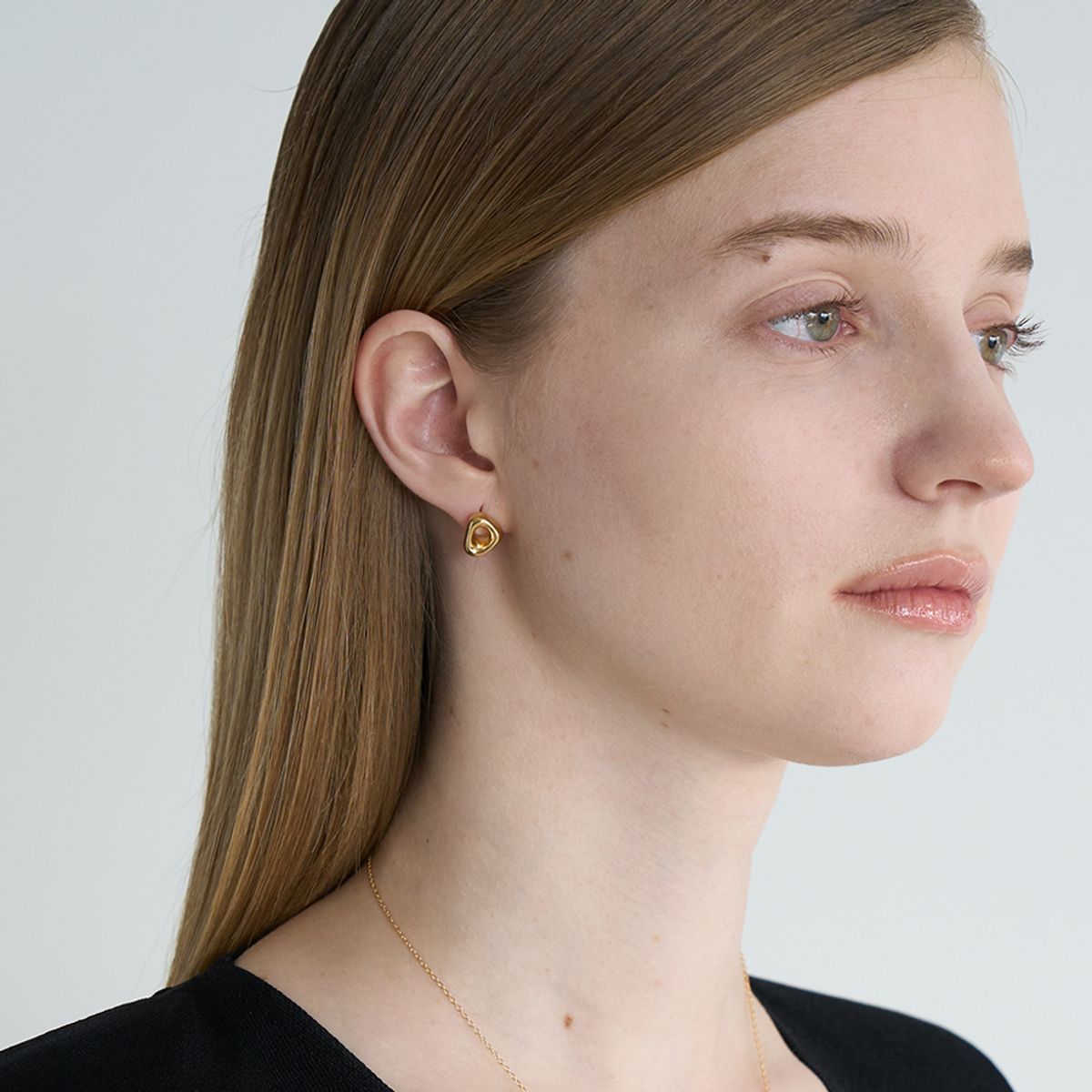 스틸 인스턴트(STILL INSTANT) Round Hole & Forms - Earring 06 (2colors)