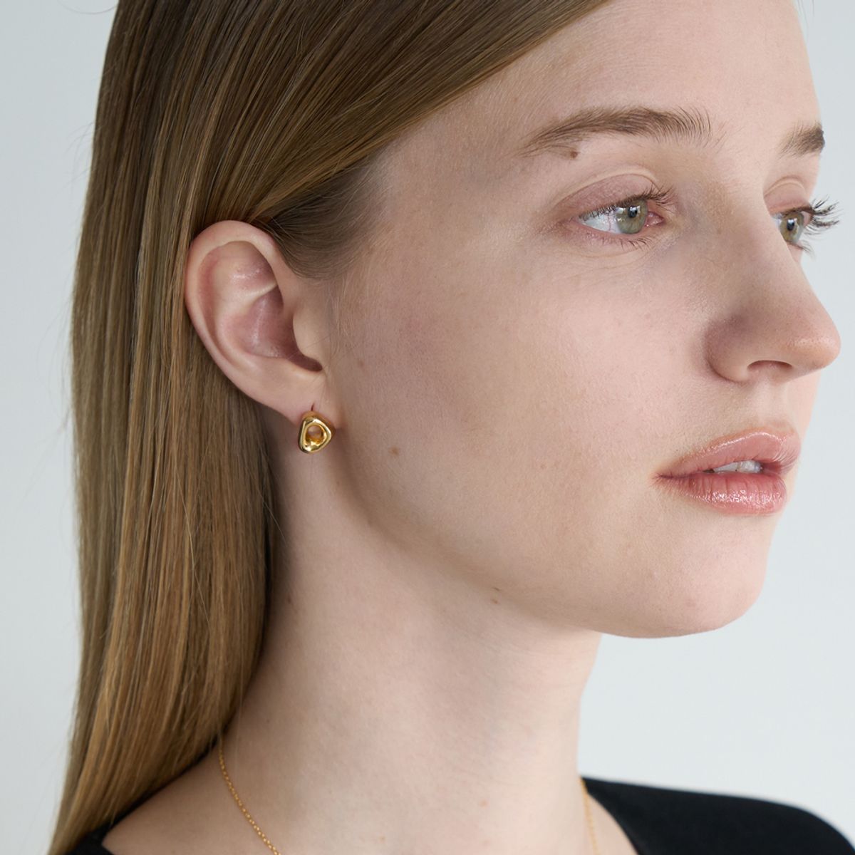 스틸 인스턴트(STILL INSTANT) Round Hole & Forms - Earring 06 (2colors)