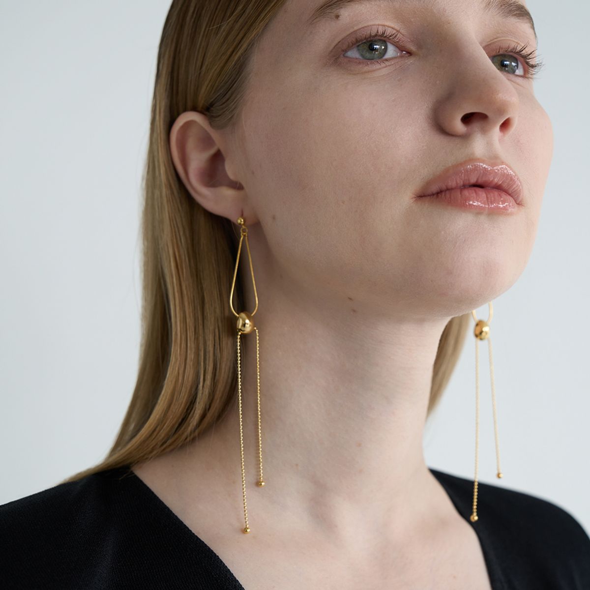 스틸 인스턴트(STILL INSTANT) Round Hole & Forms - Earring 04 (2colors)