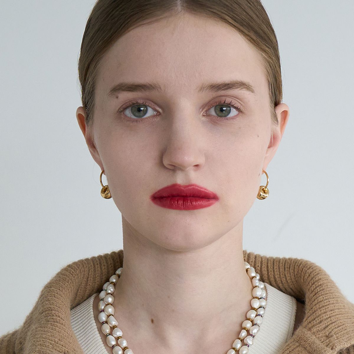 스틸 인스턴트(STILL INSTANT) Round Hole & Forms - Earring 03 (2colors)