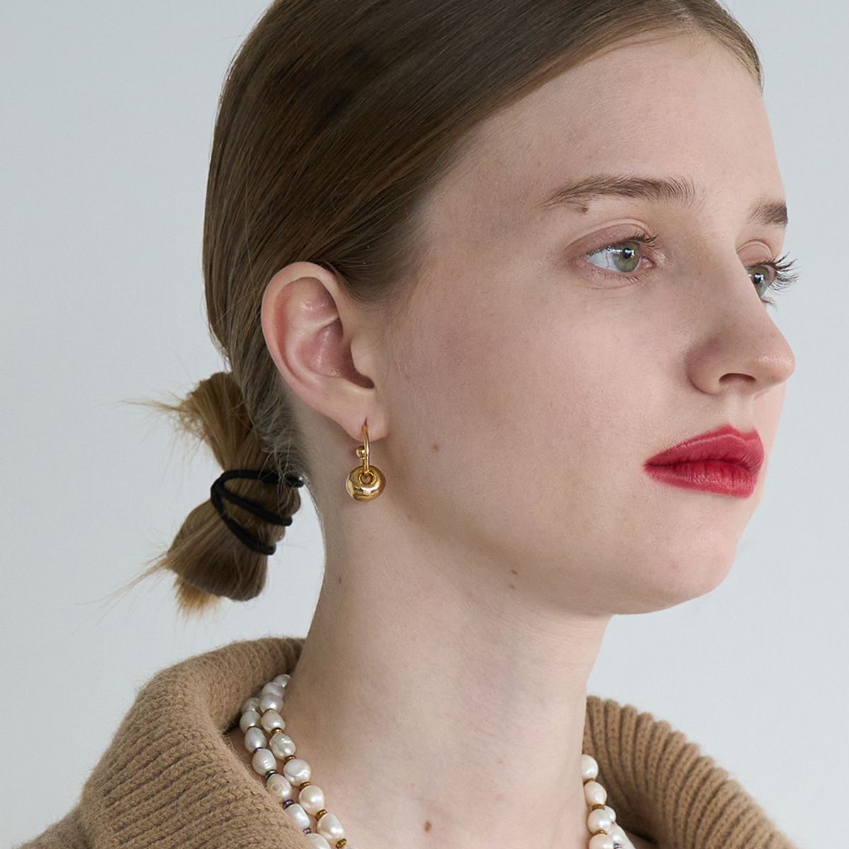 스틸 인스턴트(STILL INSTANT) Round Hole & Forms - Earring 03 (2colors)