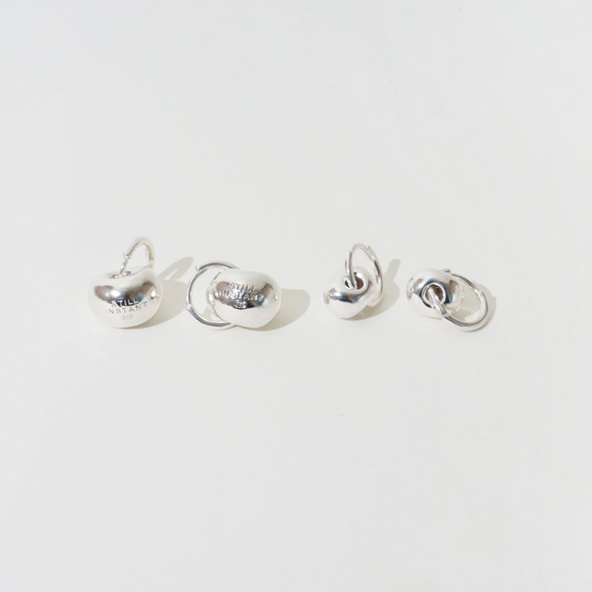 스틸 인스턴트(STILL INSTANT) Round Hole & Forms - Earring 02 (3colors)