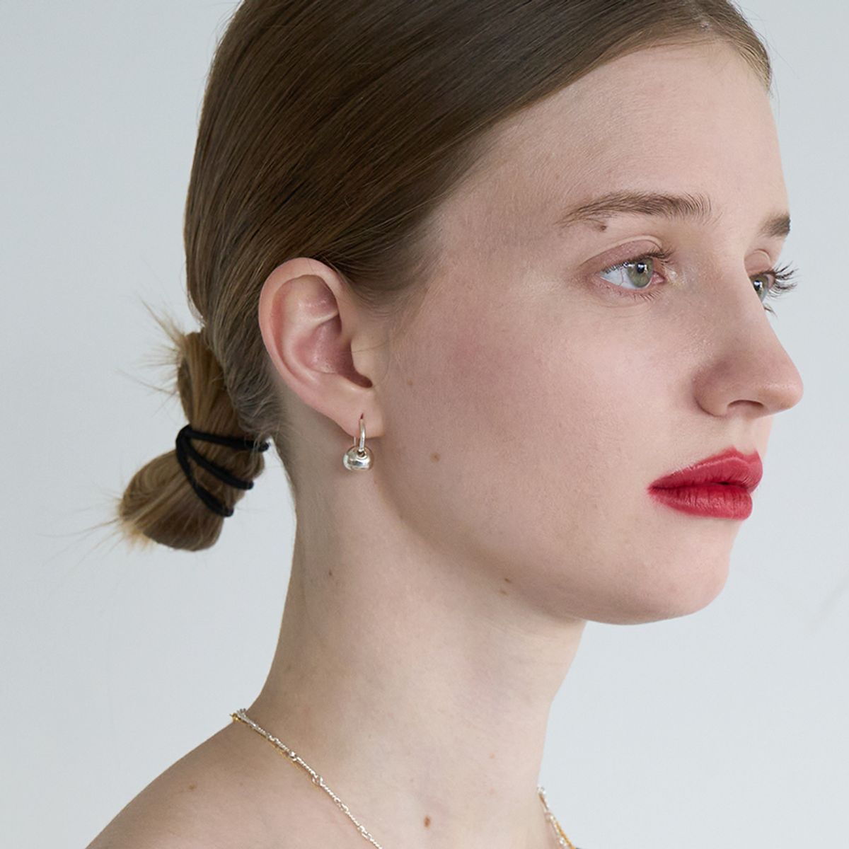 스틸 인스턴트(STILL INSTANT) Round Hole & Forms - Earring 02 (3colors)