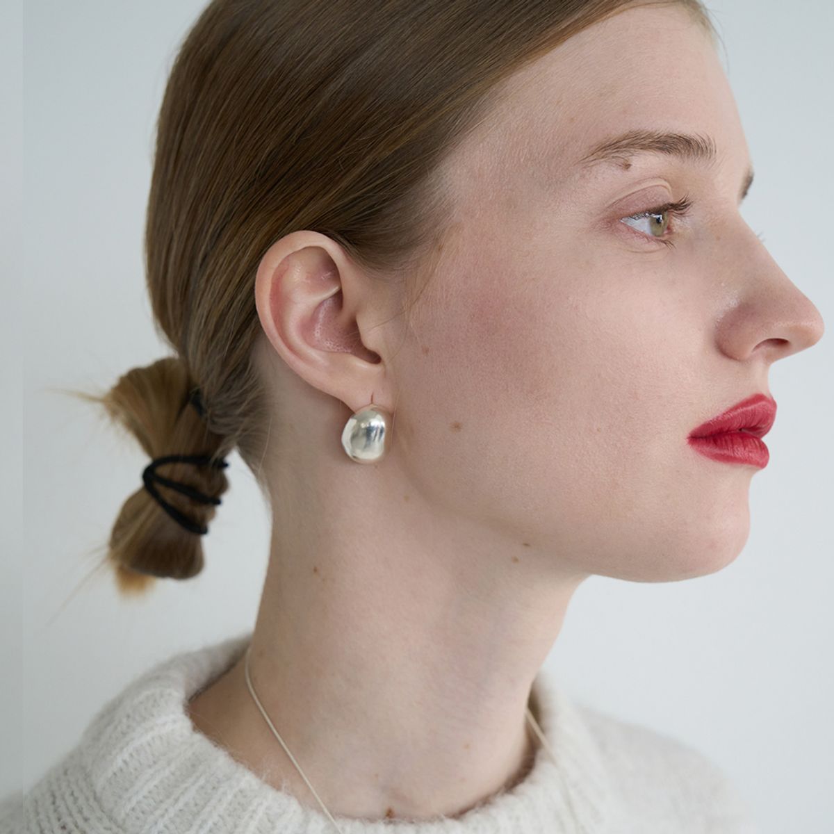 스틸 인스턴트(STILL INSTANT) Round Hole & Forms - Earring 01 (2colors)
