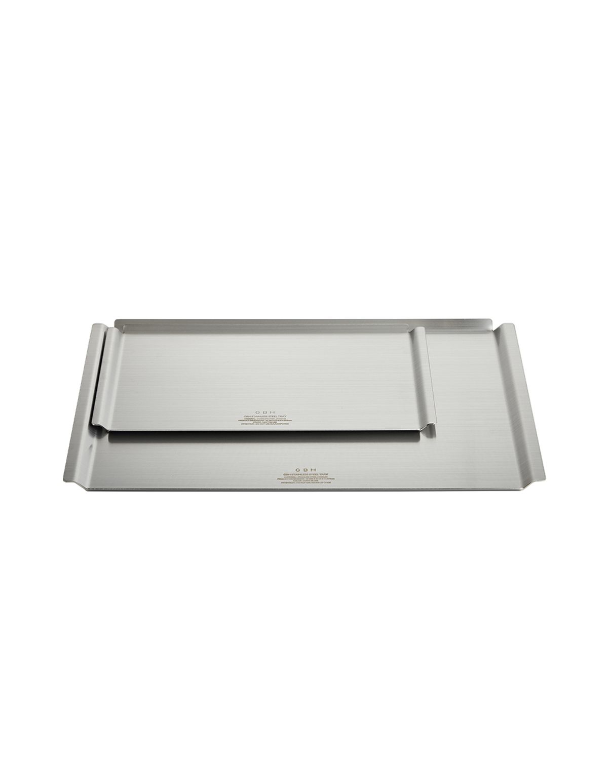 지비에이치 홈(GBH HOME) STAINLESS STEEL TRAY (2 SIZE) 스틸 트레이