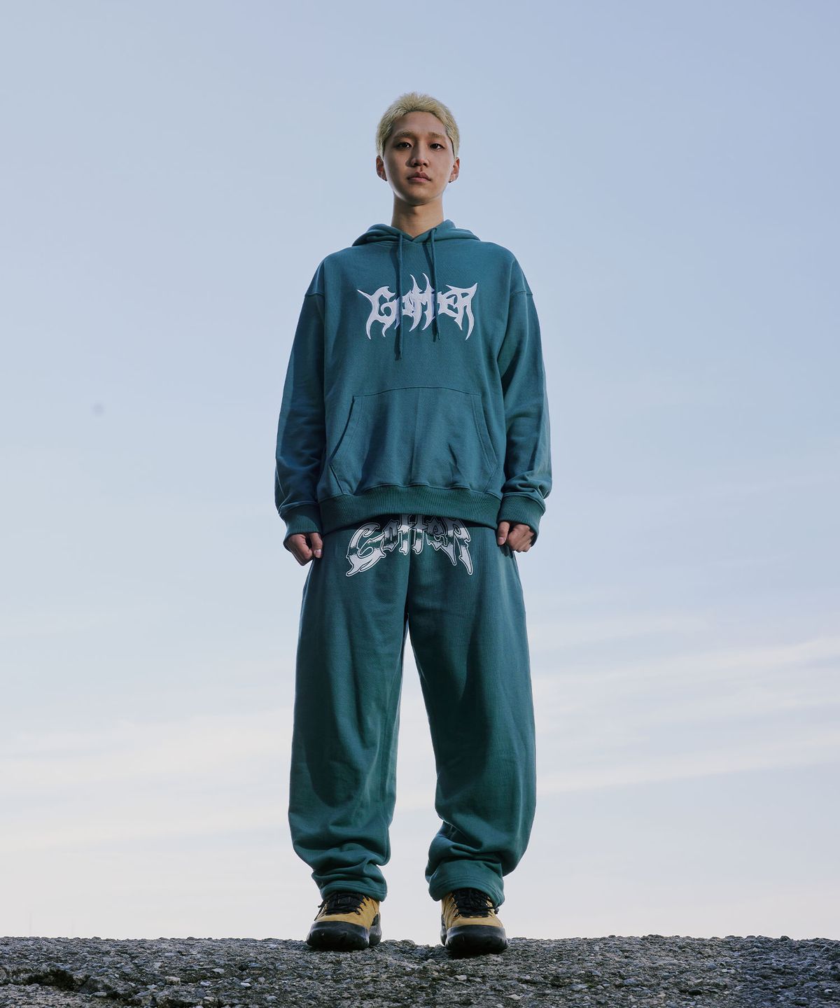가터갤러리(GOTTER GALLERY) GOTTER BIG LOGO SWEATPANTS_GR