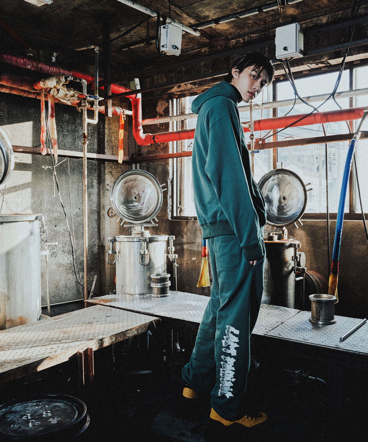 가터갤러리(GOTTER GALLERY) GOTTER BIG LOGO SWEATPANTS_GR