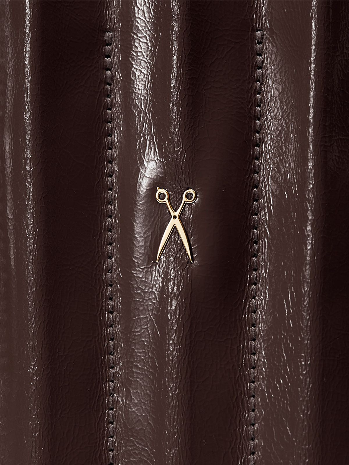 조셉앤스테이시(JOSEPH&STACEY) Lucky Pleats Phone Bag Dark Oak