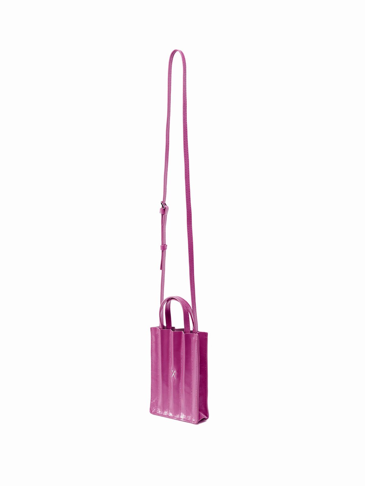 조셉앤스테이시(JOSEPH&STACEY) Lucky Pleats Phone Bag Orchid Flower