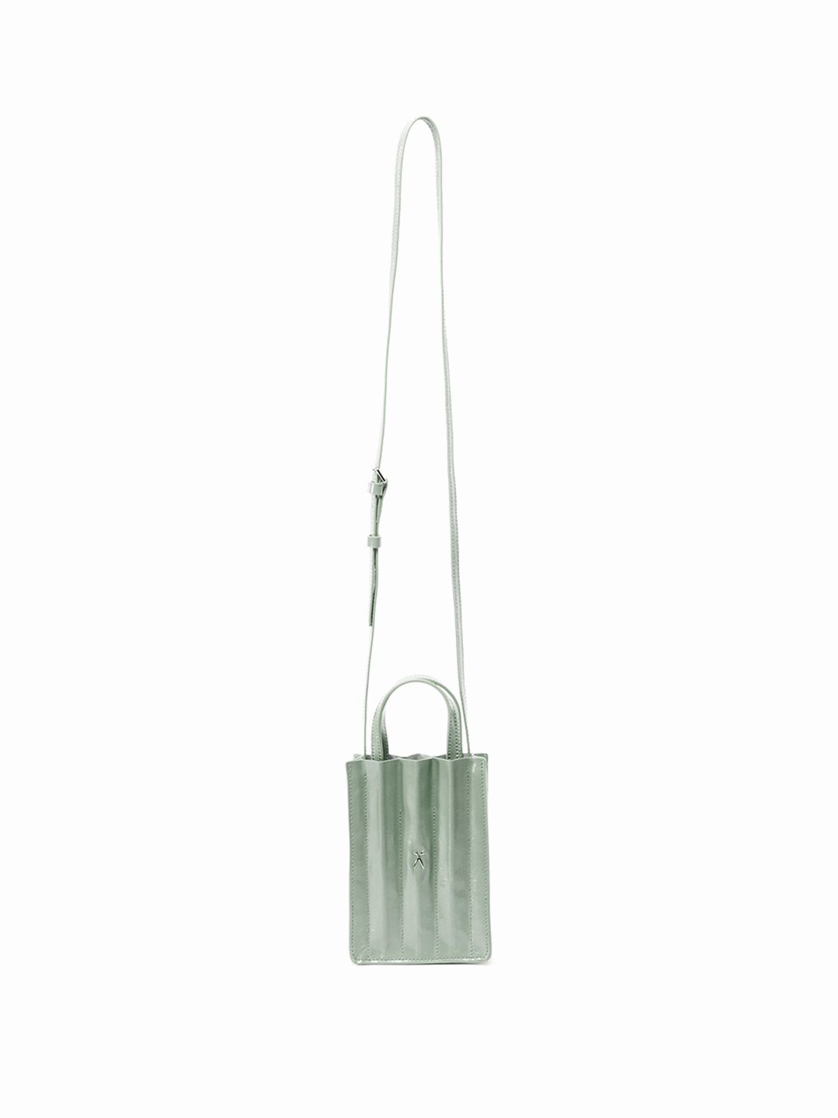 조셉앤스테이시(JOSEPH&STACEY) Lucky Pleats Phone Bag Iceberg Green