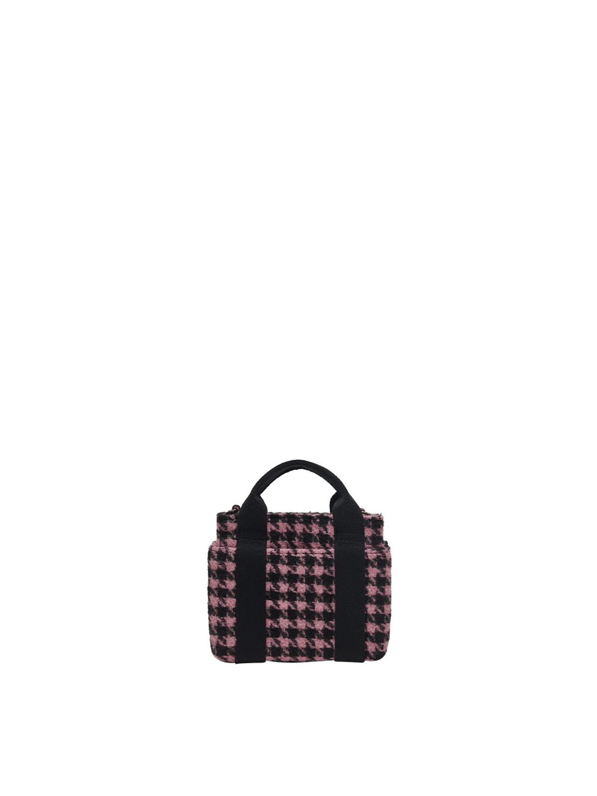 조셉앤스테이시(JOSEPH&STACEY) Stacey Daytrip Houndstooth Tote Mini Pink