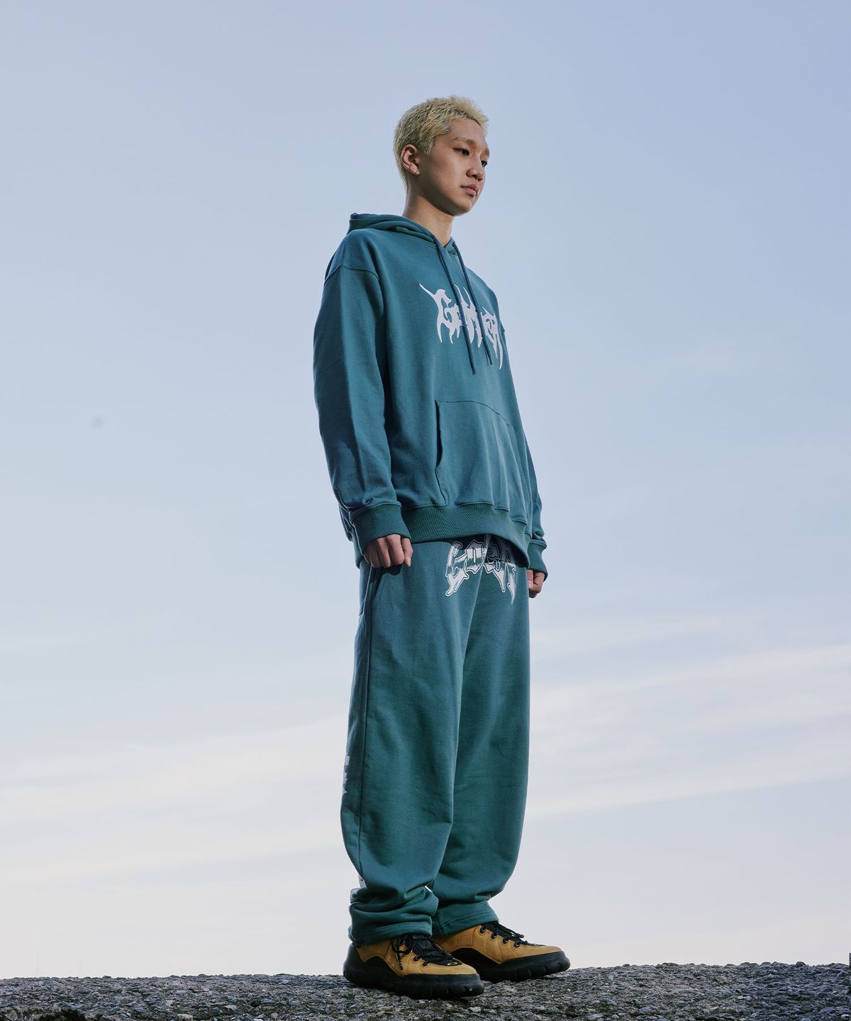 가터갤러리(GOTTER GALLERY) GOTTER BIG LOGO HOODIE_GR(기모)