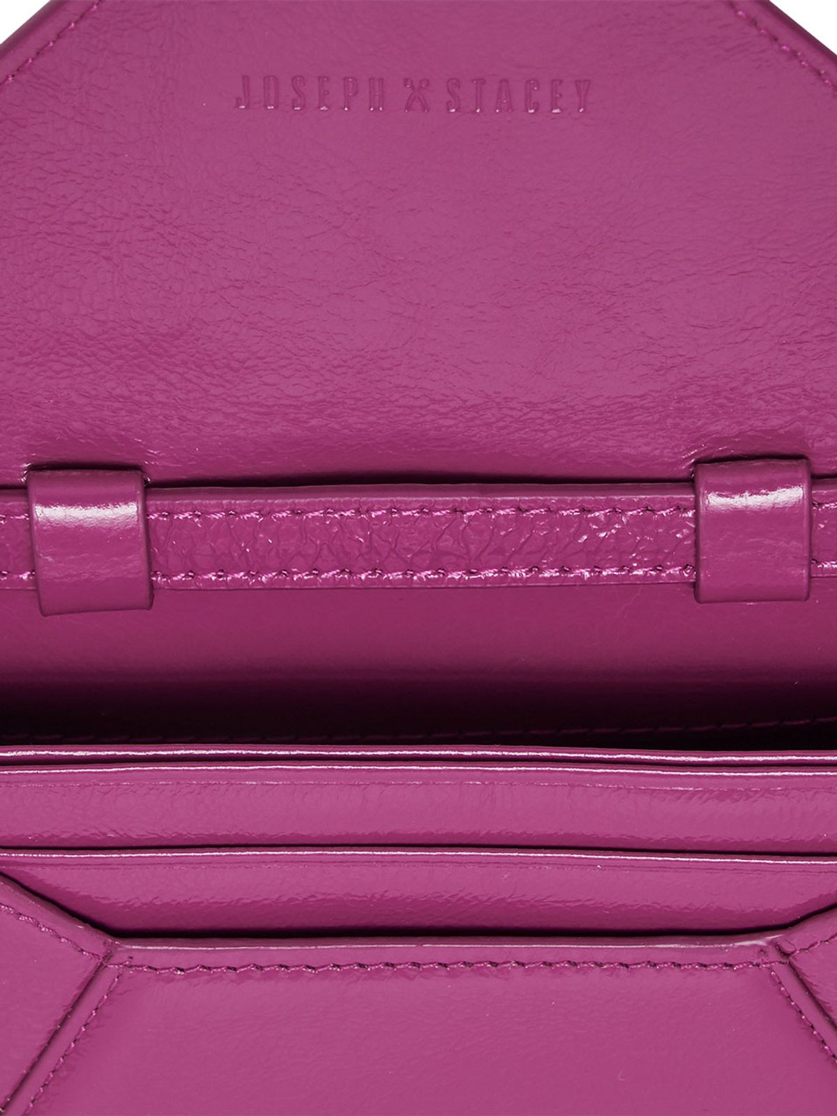 조셉앤스테이시(JOSEPH&STACEY) Easypass Amante Card Wallet With Leather Strap Orchid Flower