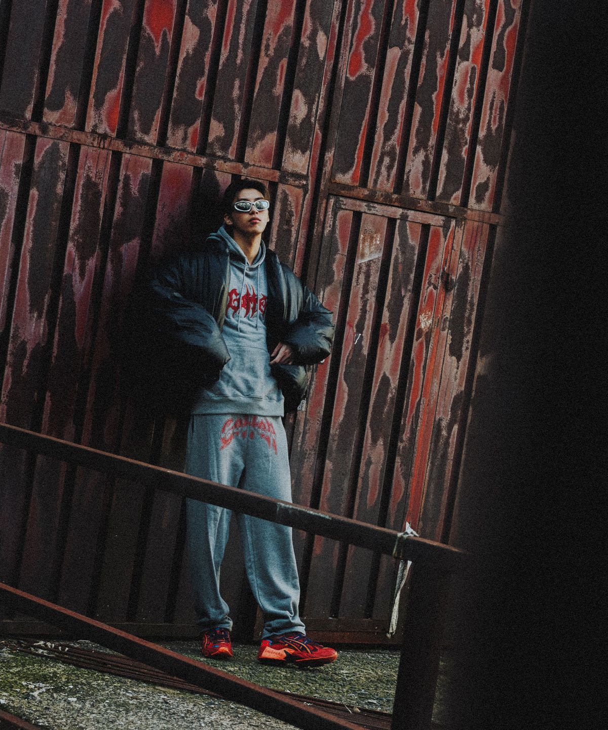 가터갤러리(GOTTER GALLERY) GOTTER BIG LOGO HOODIE_GY(기모)