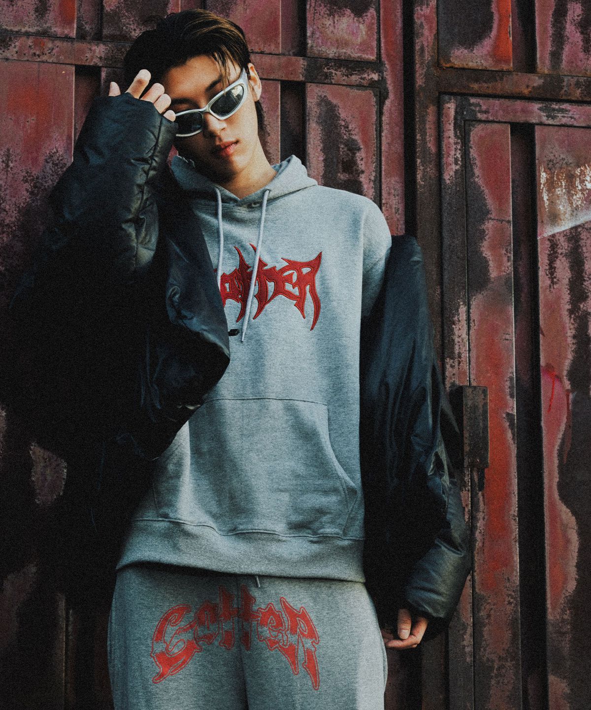 가터갤러리(GOTTER GALLERY) GOTTER BIG LOGO HOODIE_GY(기모)