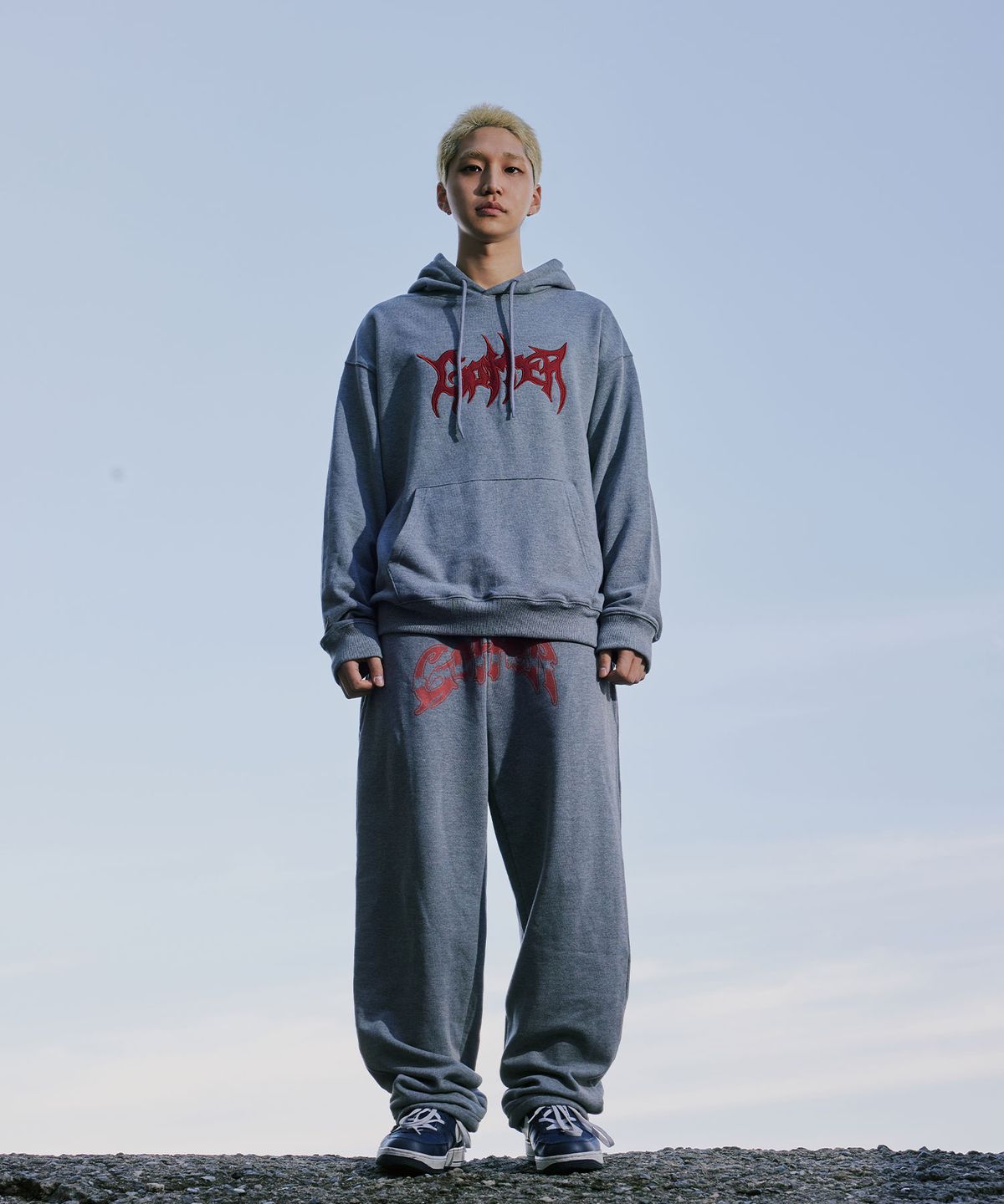 가터갤러리(GOTTER GALLERY) GOTTER BIG LOGO HOODIE_GY(기모)