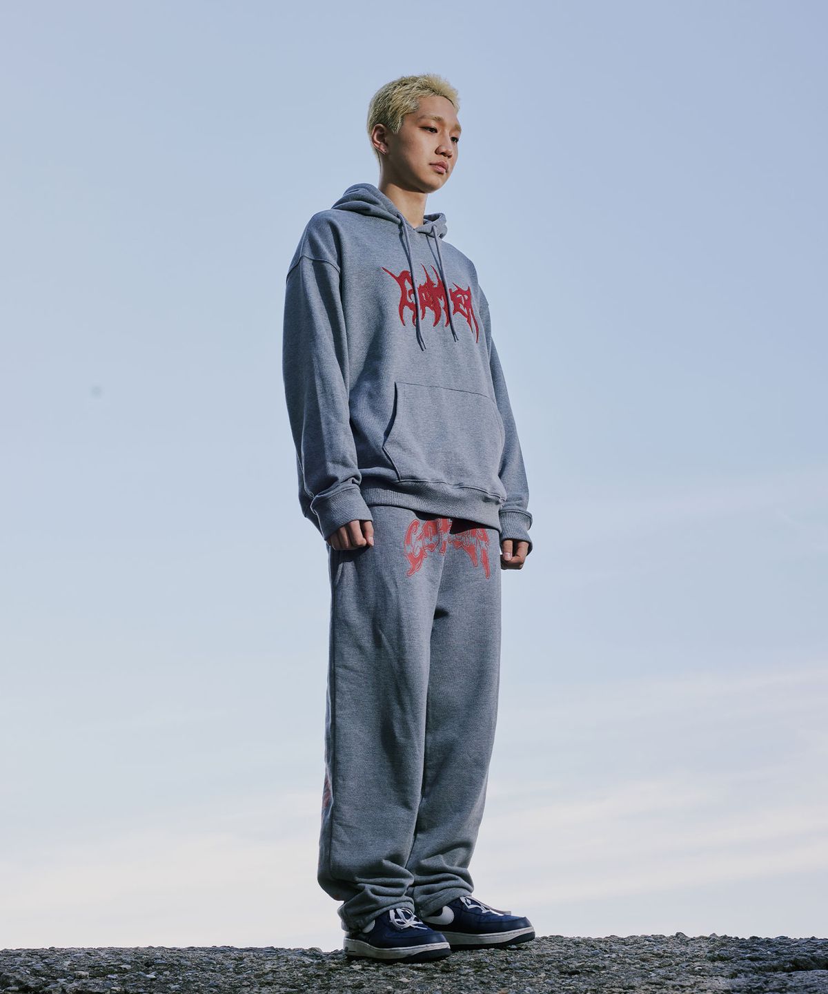 가터갤러리(GOTTER GALLERY) GOTTER BIG LOGO HOODIE_GY(기모)