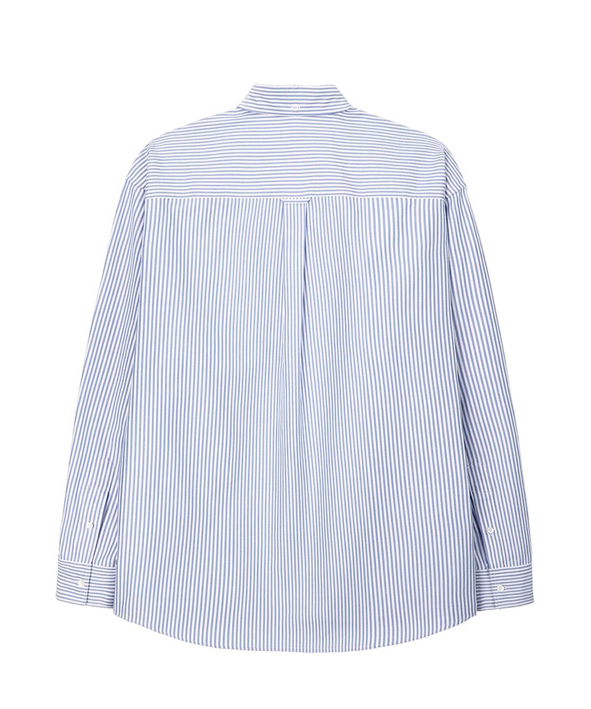 리슈(L'ISSUE) Cornell Oxford L/S Shirt Blue Stripe
