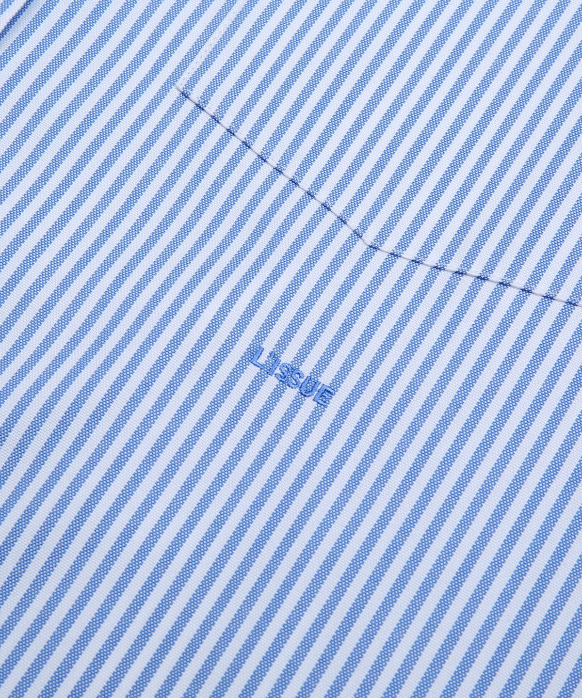 리슈(L'ISSUE) Cornell Oxford L/S Shirt Blue Stripe