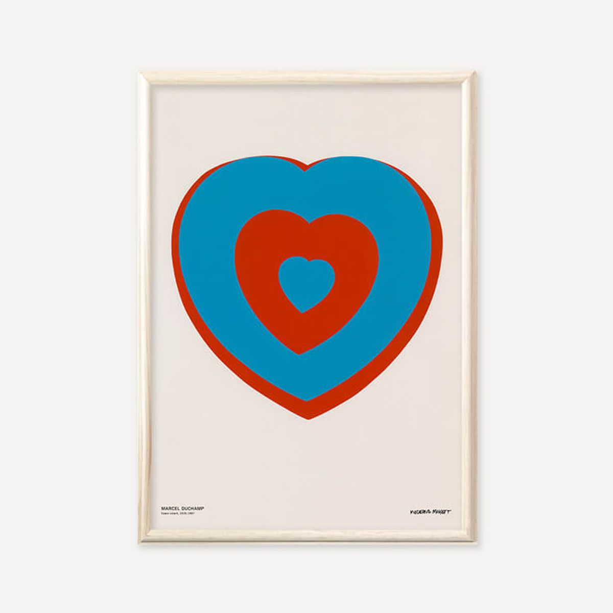 그릿시즌(GREET SEASON) 마르셀 뒤샹 Coeurs Volants (Fluttering Hearts), 1961 (액자 포함)