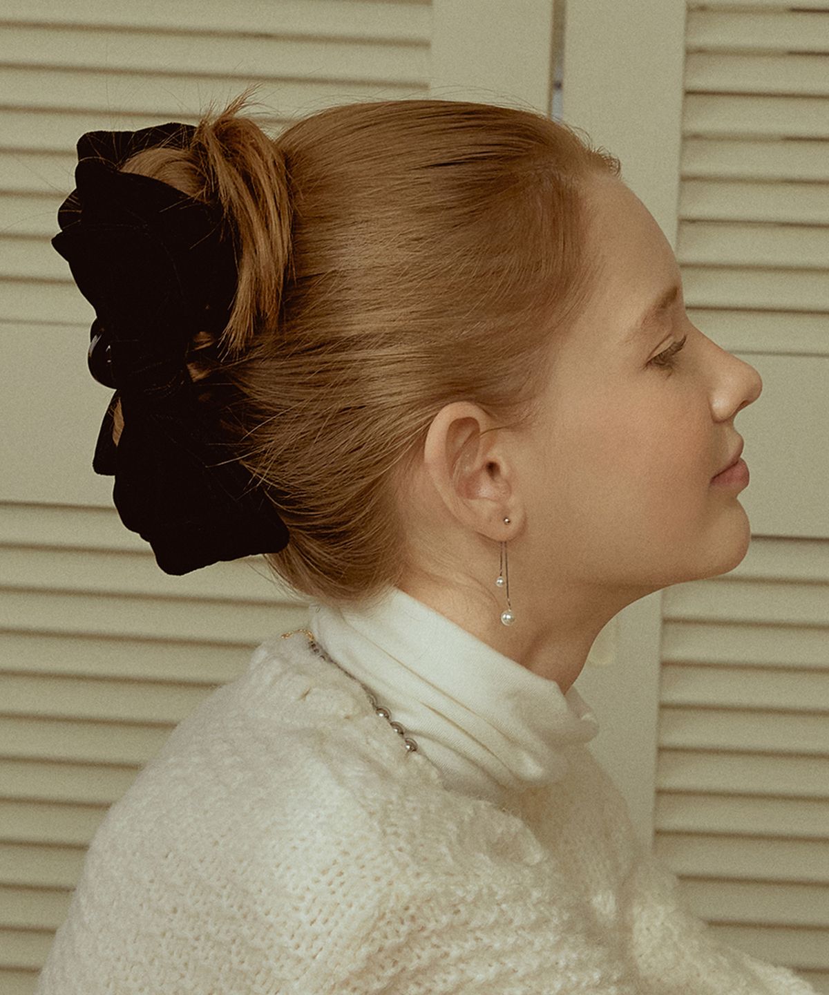 타티아나(TATIANA) Big Boutique Ribbon Hair claw clip HB2219